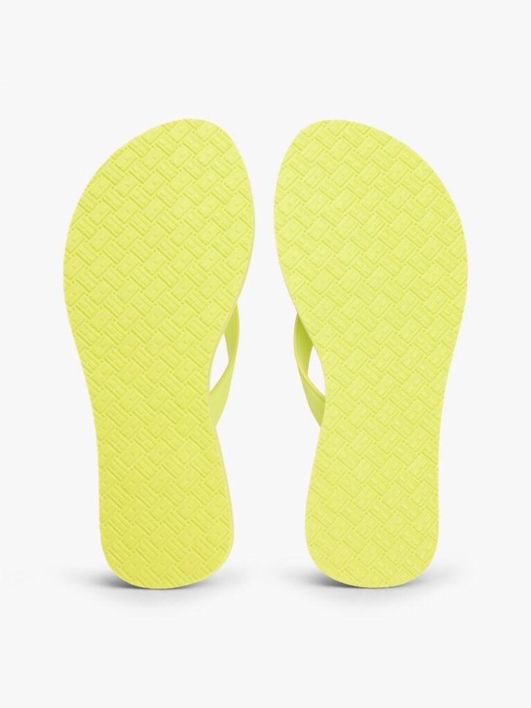 Yellow Chic TH Monogram Flip-Flops  Women