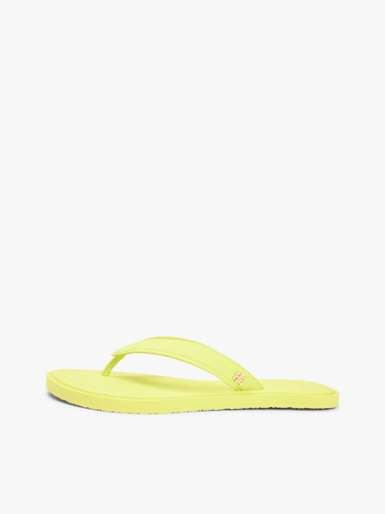 Yellow Chic TH Monogram Flip-Flops  Women