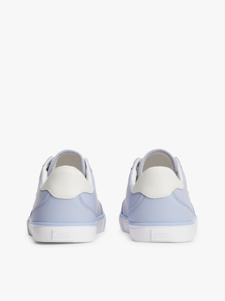 Μπλε Δερμάτινα Sneakers Με Μονόγραμμα TH  Γυναίκες