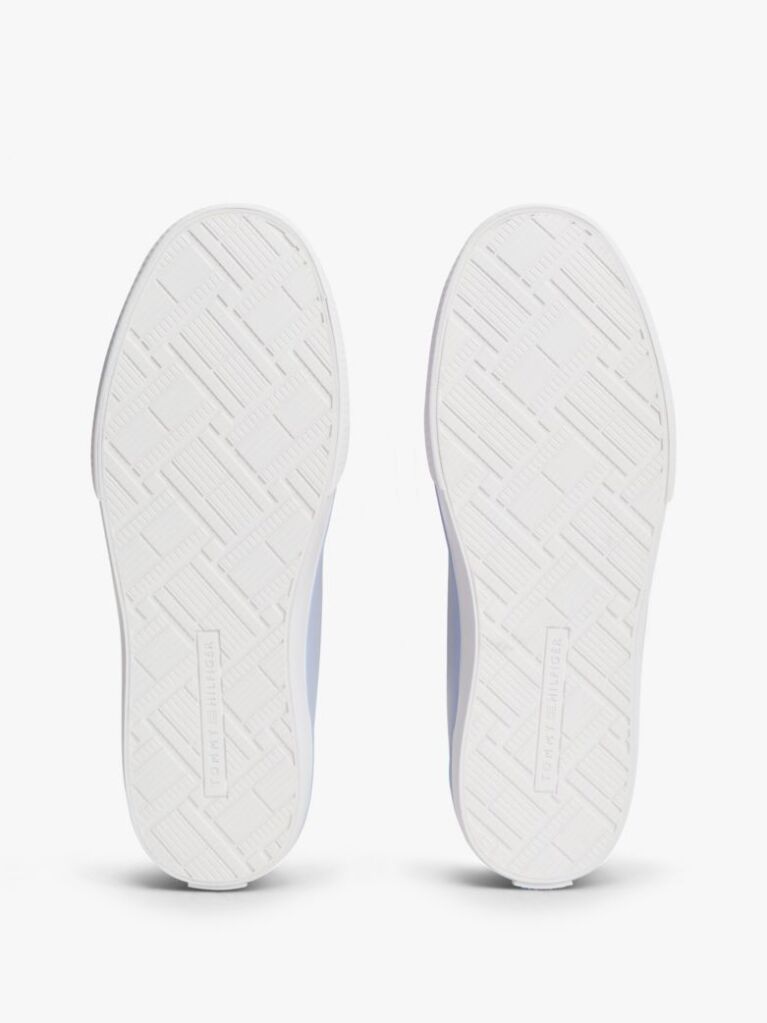 Μπλε Δερμάτινα Sneakers Με Μονόγραμμα TH  Γυναίκες