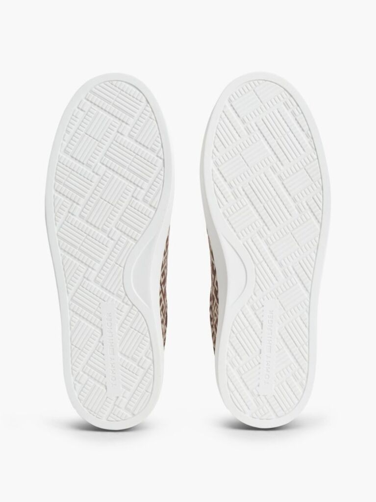 Multi TH Monogram Platform Textile Trainers  Women