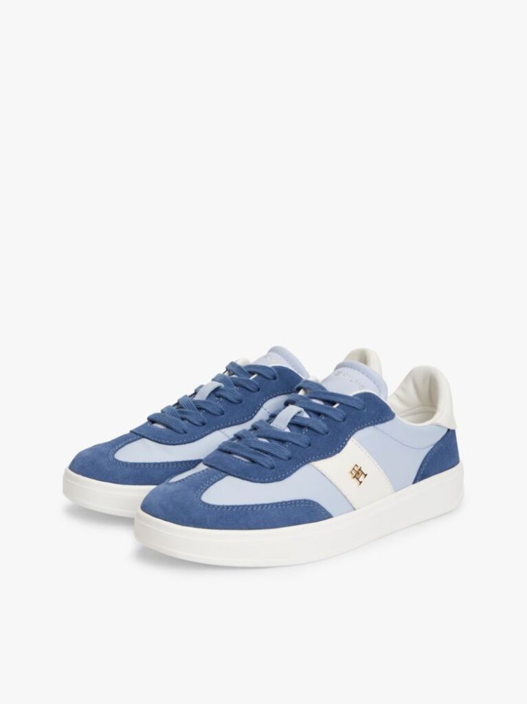 Multi TH Monogram Mixed Texture Trainers  Women