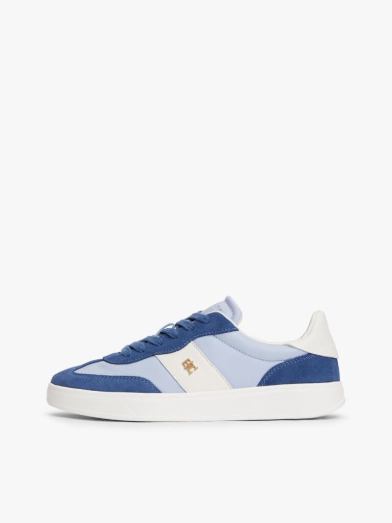 Multi TH Monogram Mixed Texture Trainers  Women