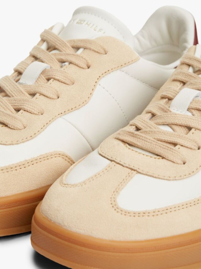 Multi TH Monogram Mixed Texture Trainers  Women