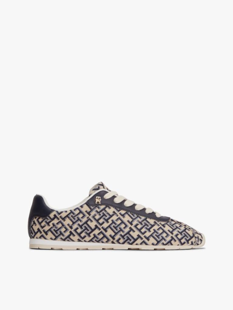 Μπλε TH Monogram Υφασμάτινα Sneakers  Γυναίκες
