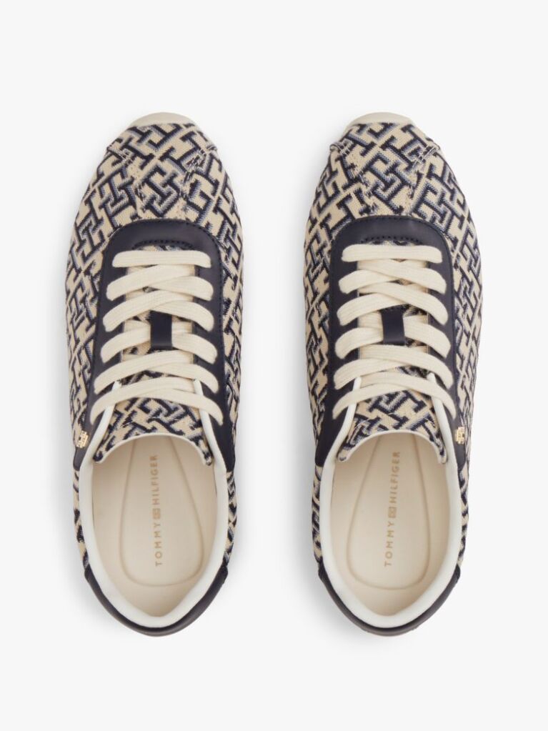 Μπλε TH Monogram Υφασμάτινα Sneakers  Γυναίκες