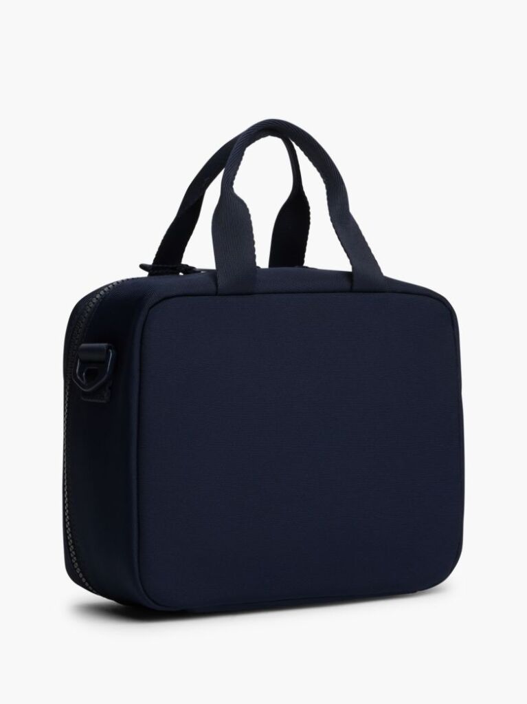 Blue Signature Colour-Blocked Textile Lunch Box  Kids Unisex