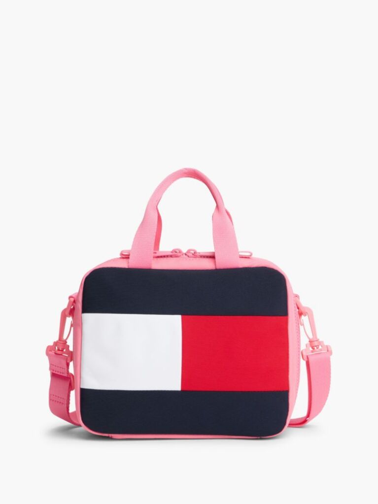 Multi Signature Colour-Blocked Textile Lunch Box  Kids Unisex