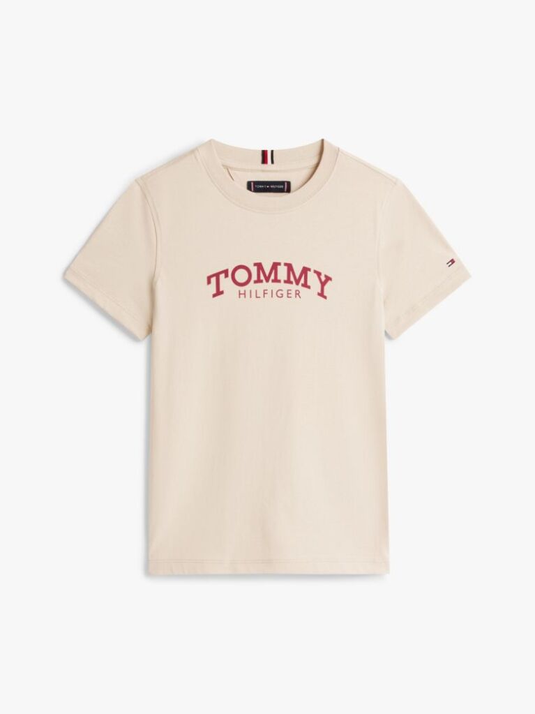 Μπεζ T-Shirt Με Λογότυπο  Αγόρια