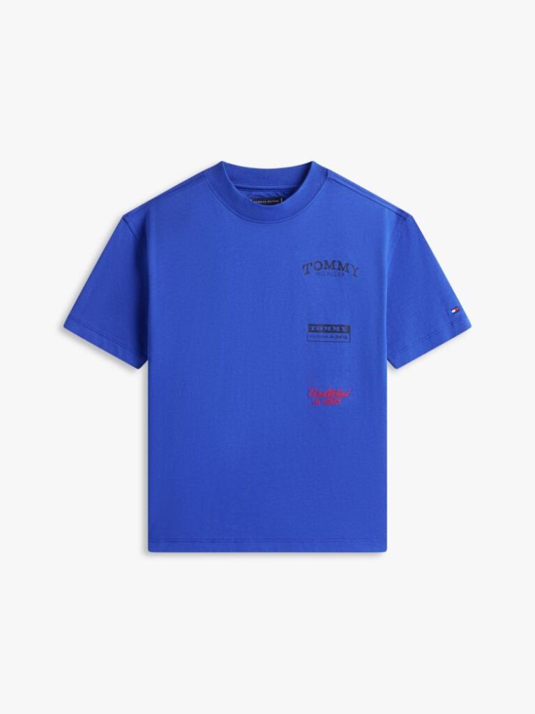 Μπλε T-Shirt Με Λογότυπο  Αγόρια