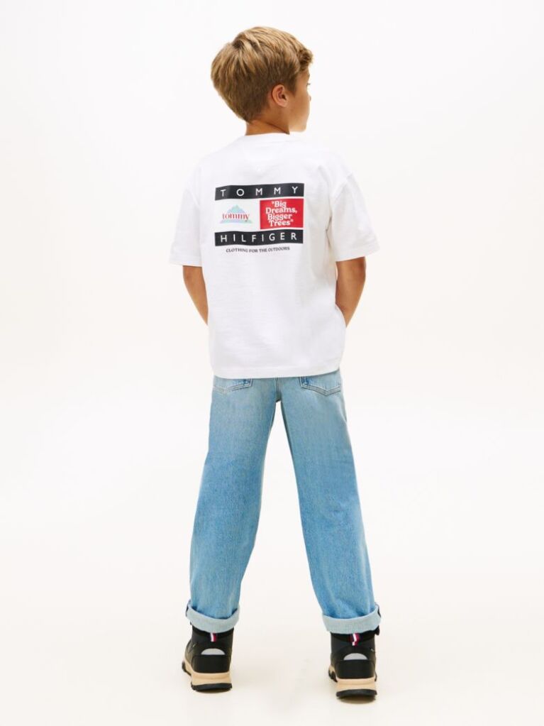 Άσπρο T-Shirt Με Λογότυπο  Αγόρια