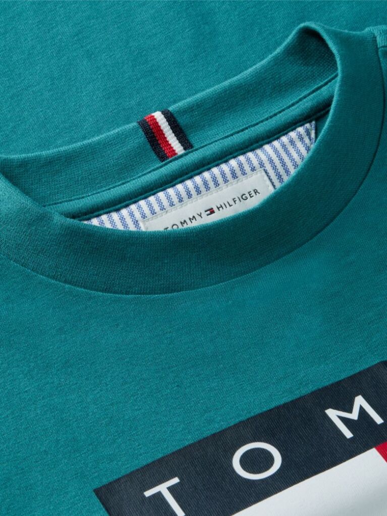 Μπλε T-Shirt Με Heritage Σημαιάκι  Αγόρια