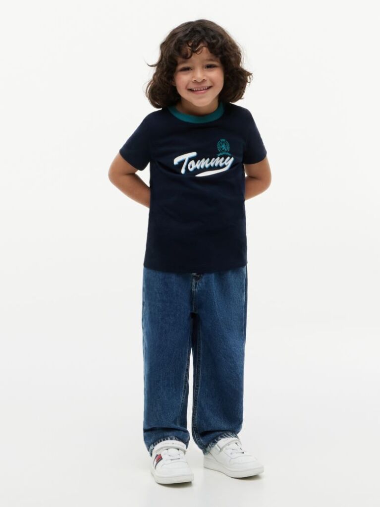 Blue Crest Logo Jersey T-Shirt  Boys