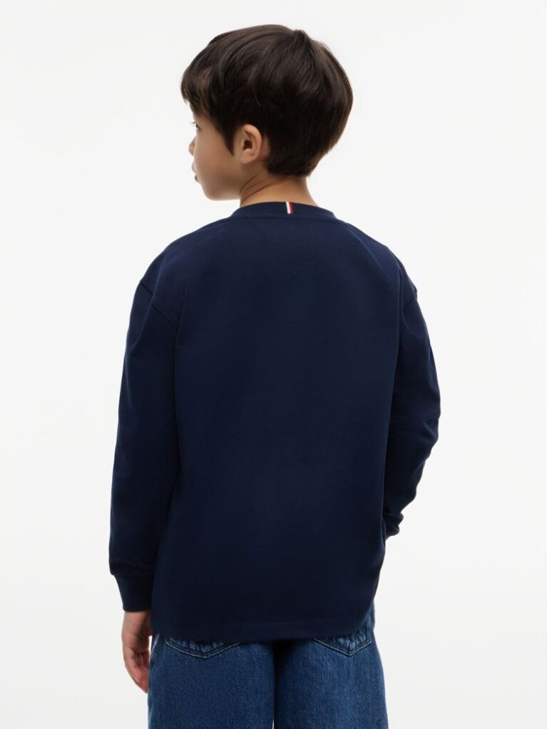 Blue Logo Long Sleeve T-Shirt  Boys