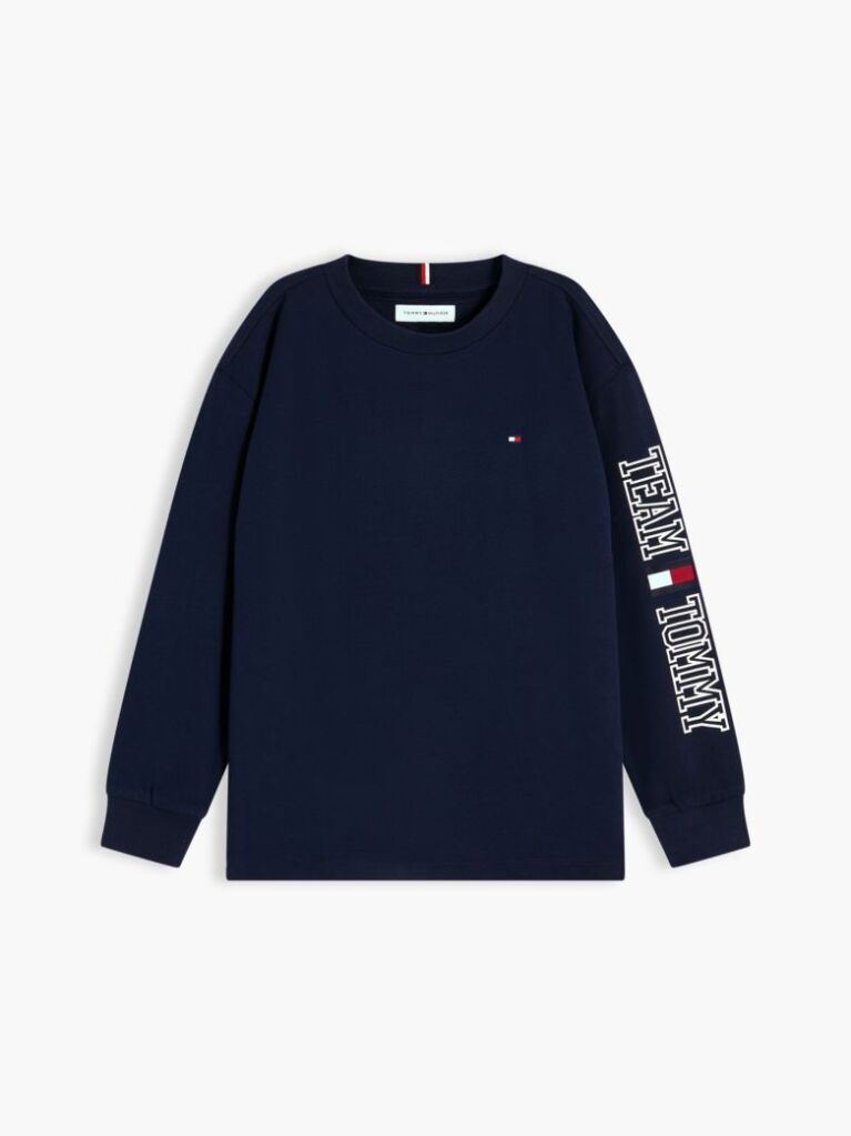 Blue Logo Long Sleeve T-Shirt  Boys