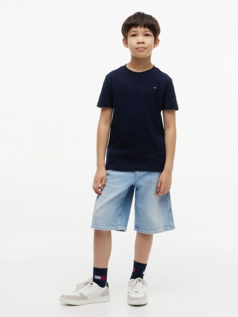 Blue Crew Neck T-Shirt  Boys
