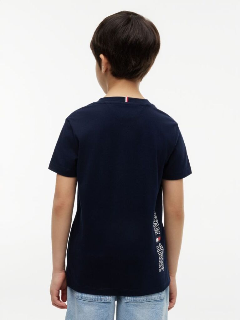 Blue Crew Neck T-Shirt  Boys