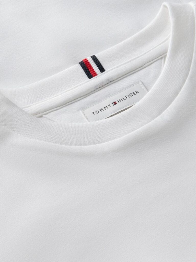 White Crew Neck T-Shirt  Boys