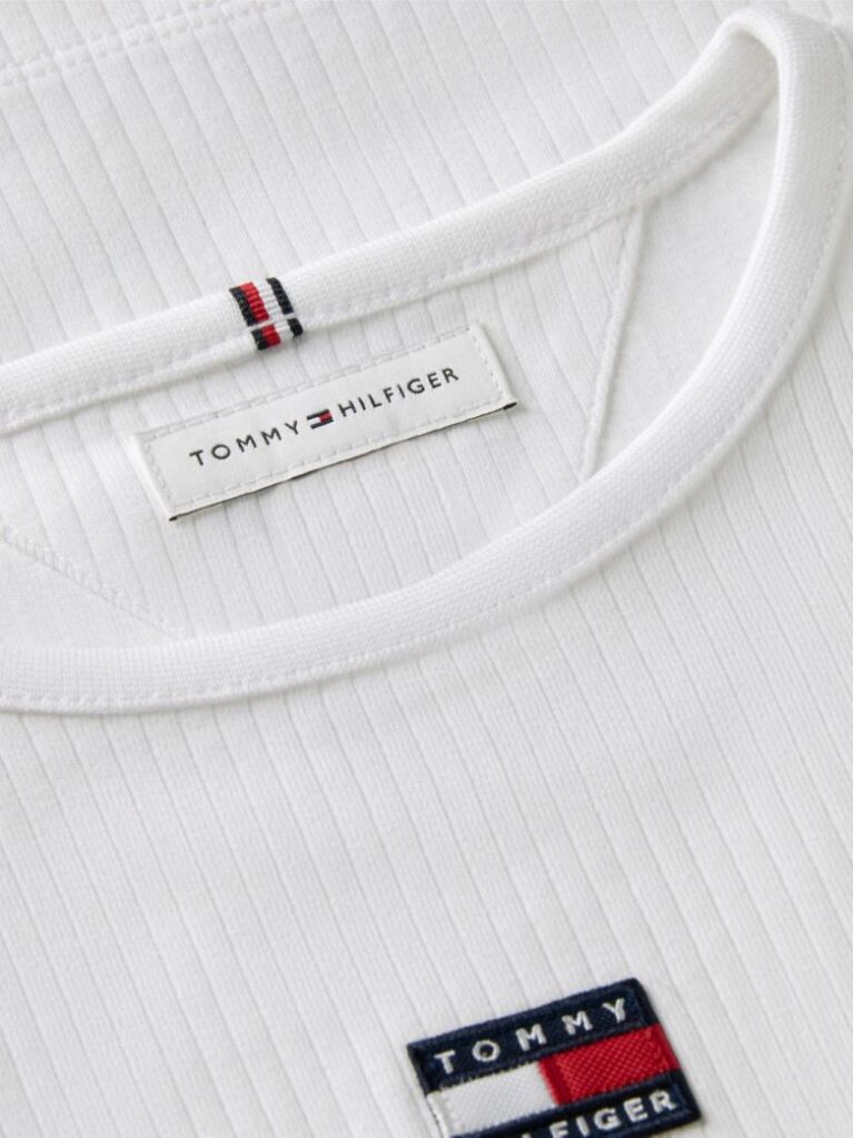 White Heritage Extra Slim Long Sleeve T-Shirt  Girls
