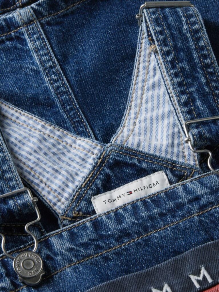 Denim Denim Φόρεμα Σαλοπέτα Με Heritage Λογότυπο  Κορίτσια