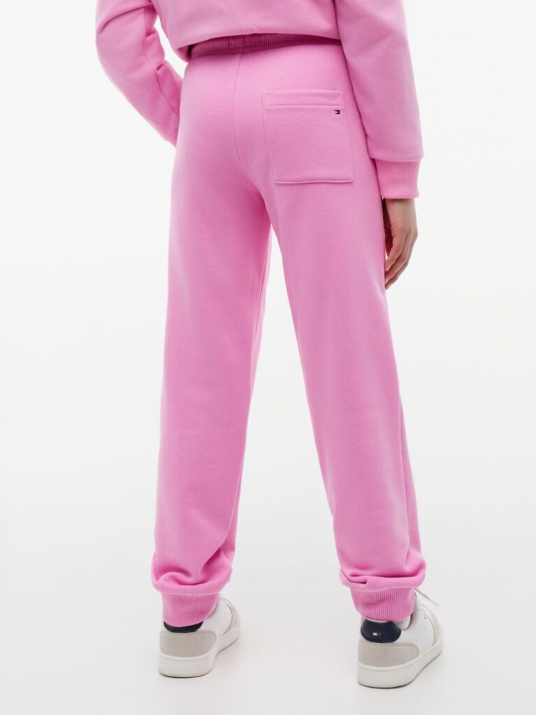 Pink Rhinestone Relaxed Terry Joggers  Girls