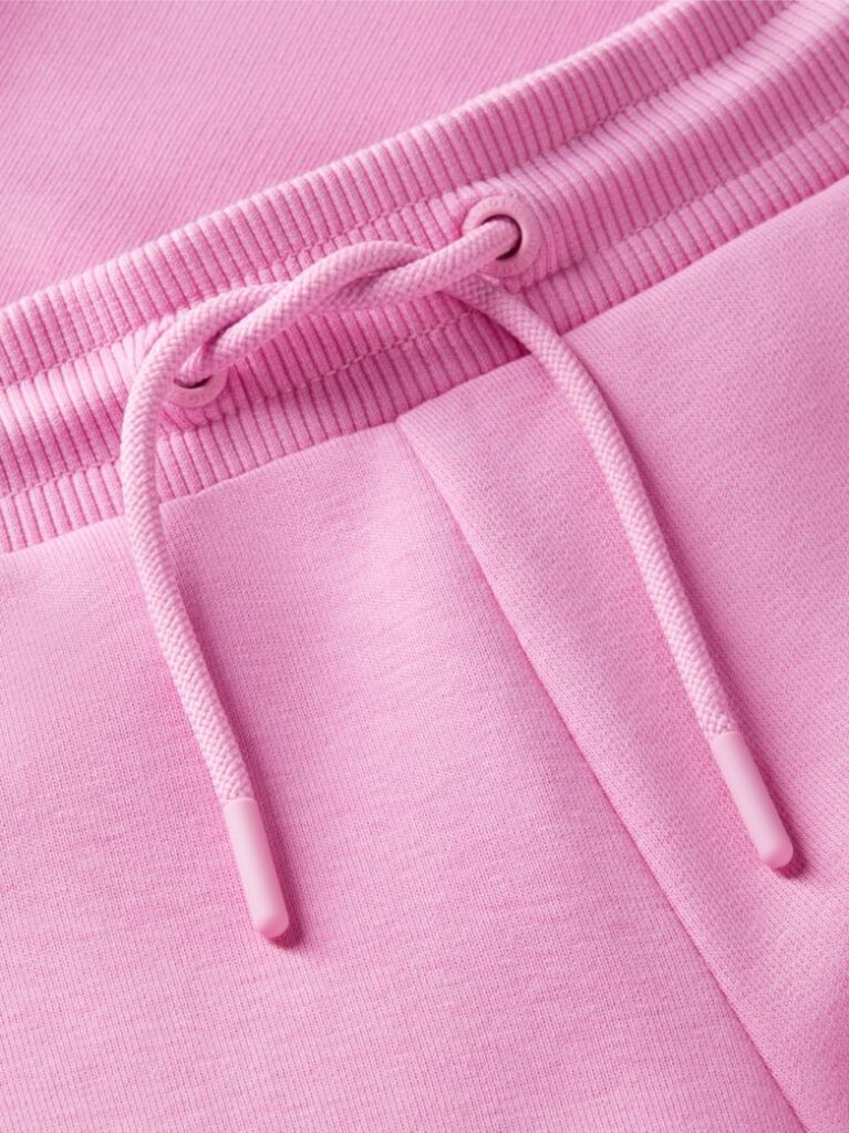 Pink Rhinestone Relaxed Terry Joggers  Girls