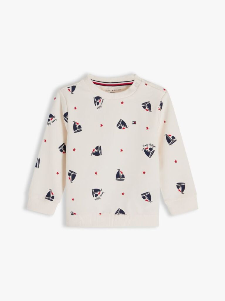 Multi Relaxed Crew Neck Sweatshirt  Newborn