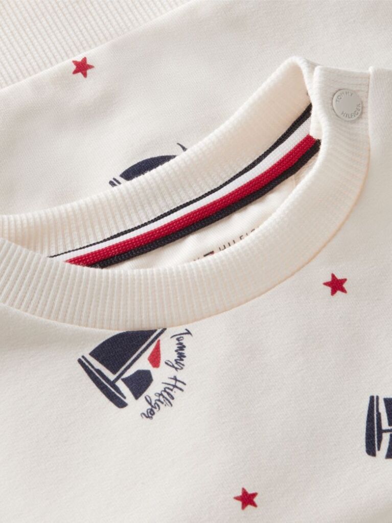Multi Relaxed Crew Neck Sweatshirt  Newborn