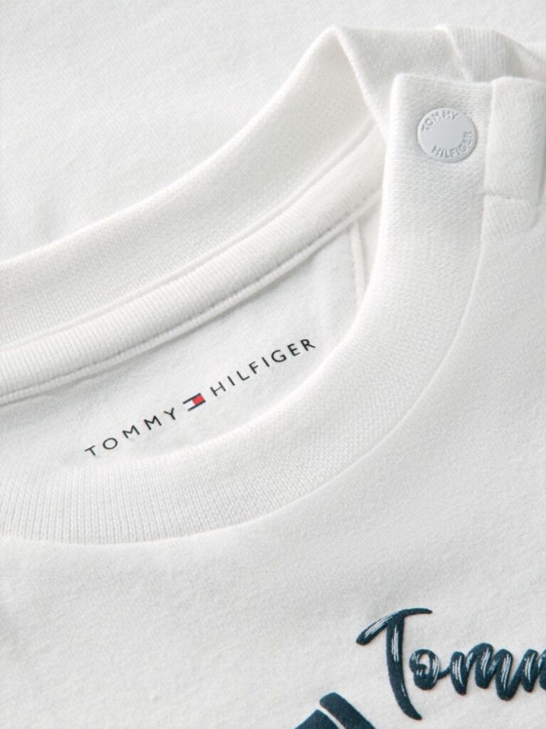 White Boat Graphic Peached T-Shirt  Newborn