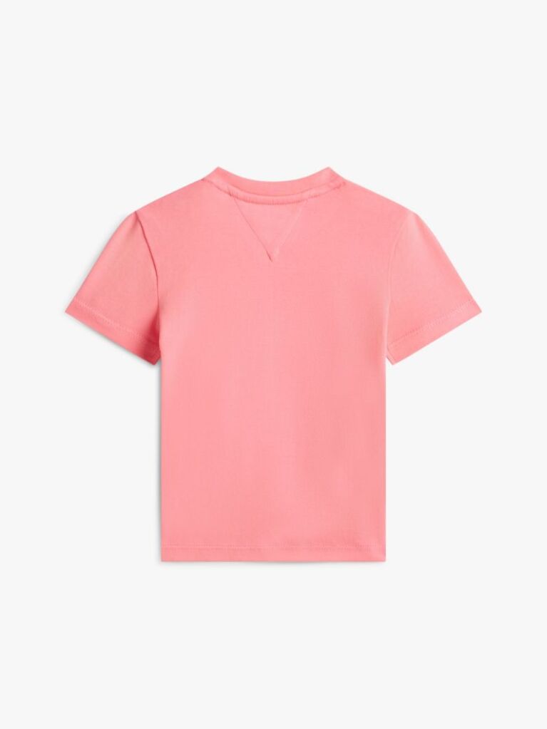 Ροζ Βαμβακερό T-Shirt Με Smiley Λογότυπο  Βρεφικά