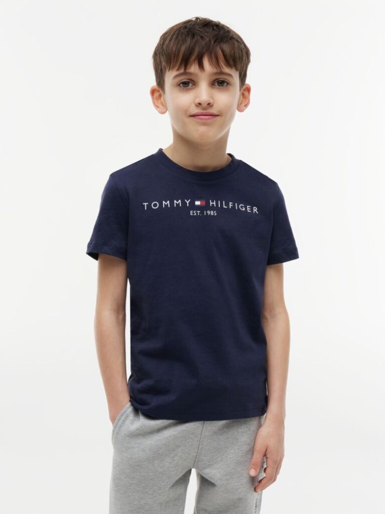 Μπλε T-Shirt Από Οργανικό Βαμβάκι  Παιδί Unisex
