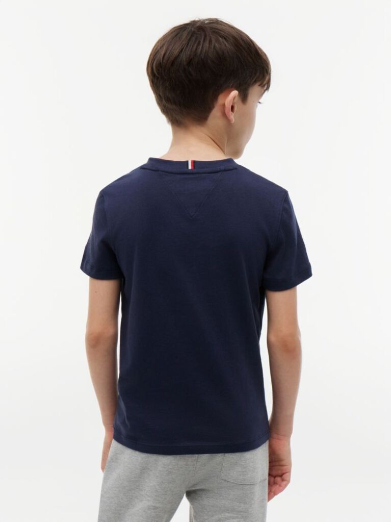 Μπλε T-Shirt Από Οργανικό Βαμβάκι  Παιδί Unisex