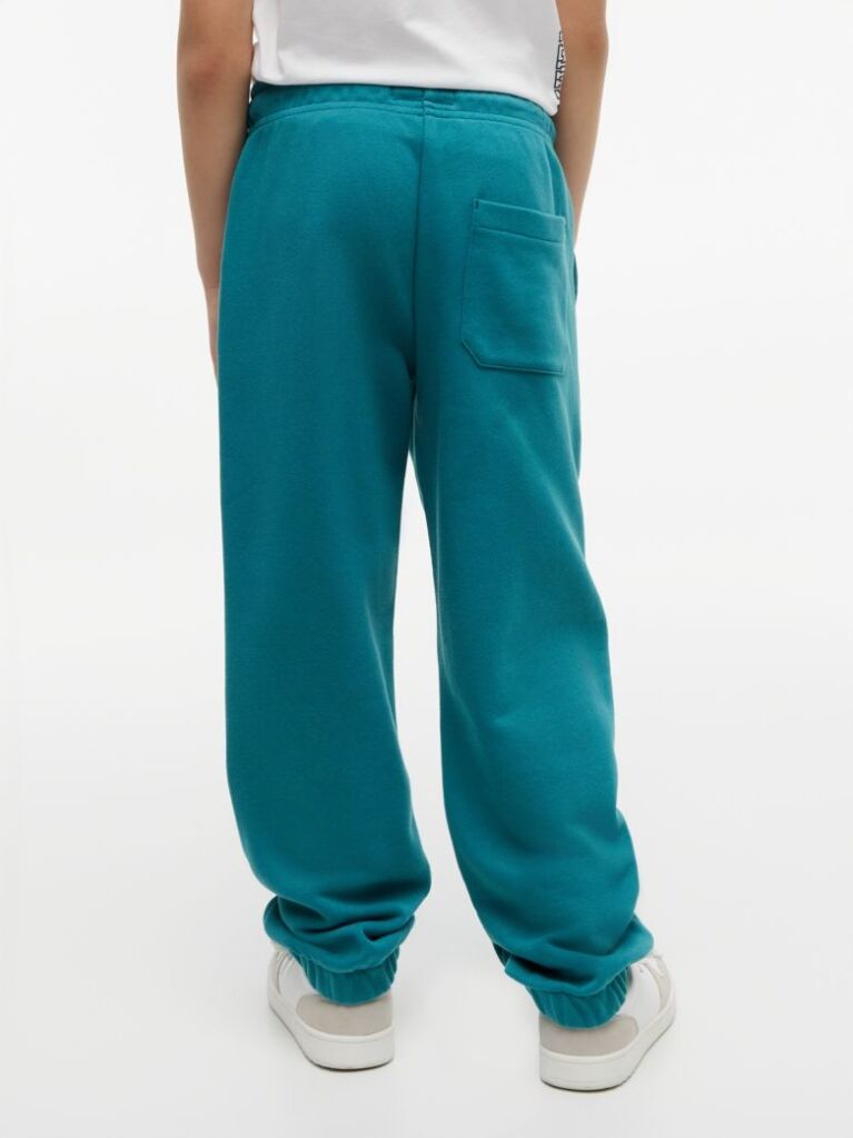 Blue Heritage Flag Logo Cuffed Drawstring Joggers  Kids Unisex