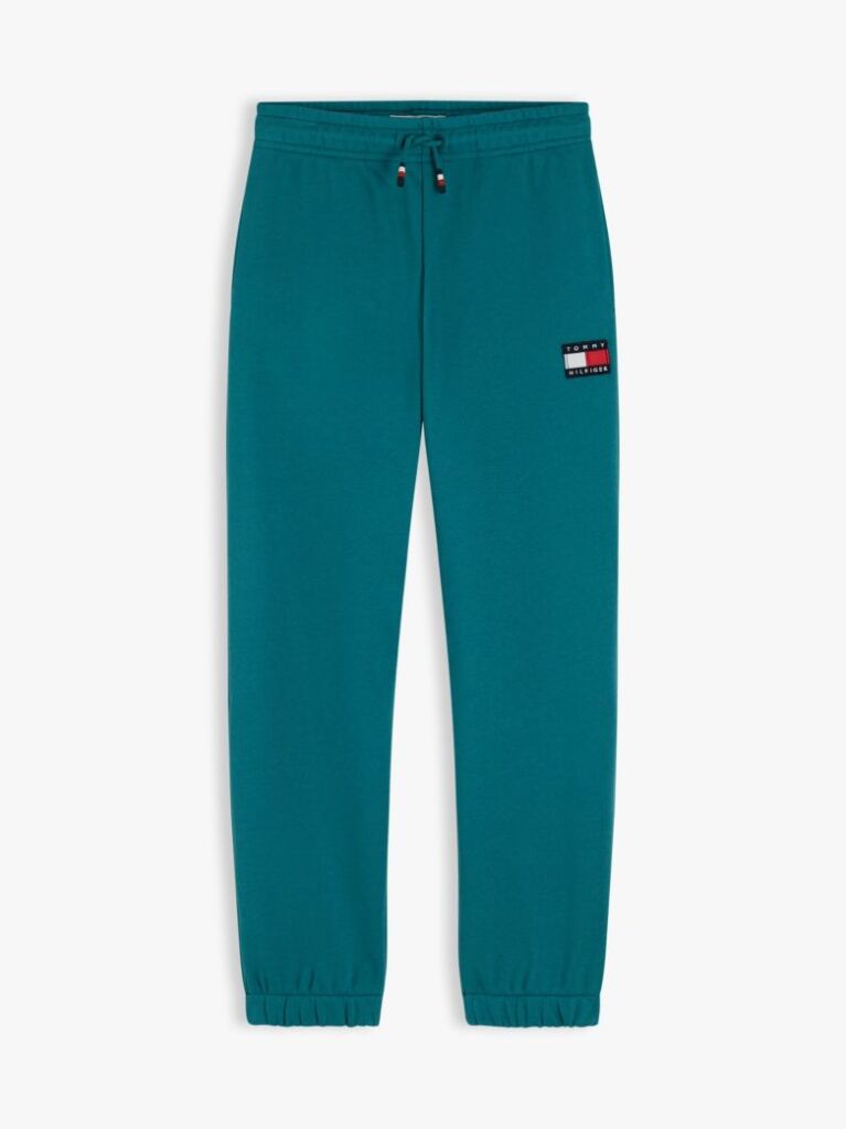 Blue Heritage Flag Logo Cuffed Drawstring Joggers  Kids Unisex