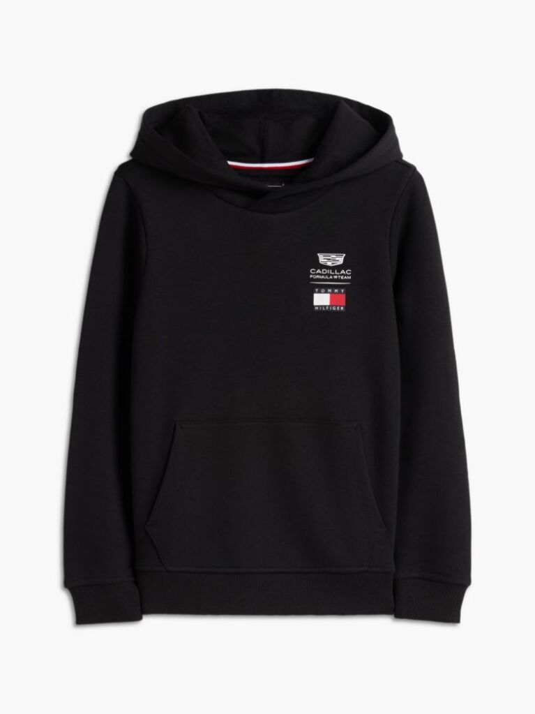 Black TH x Cadillac Formula 1® Team Logo Hoody  Kids Unisex