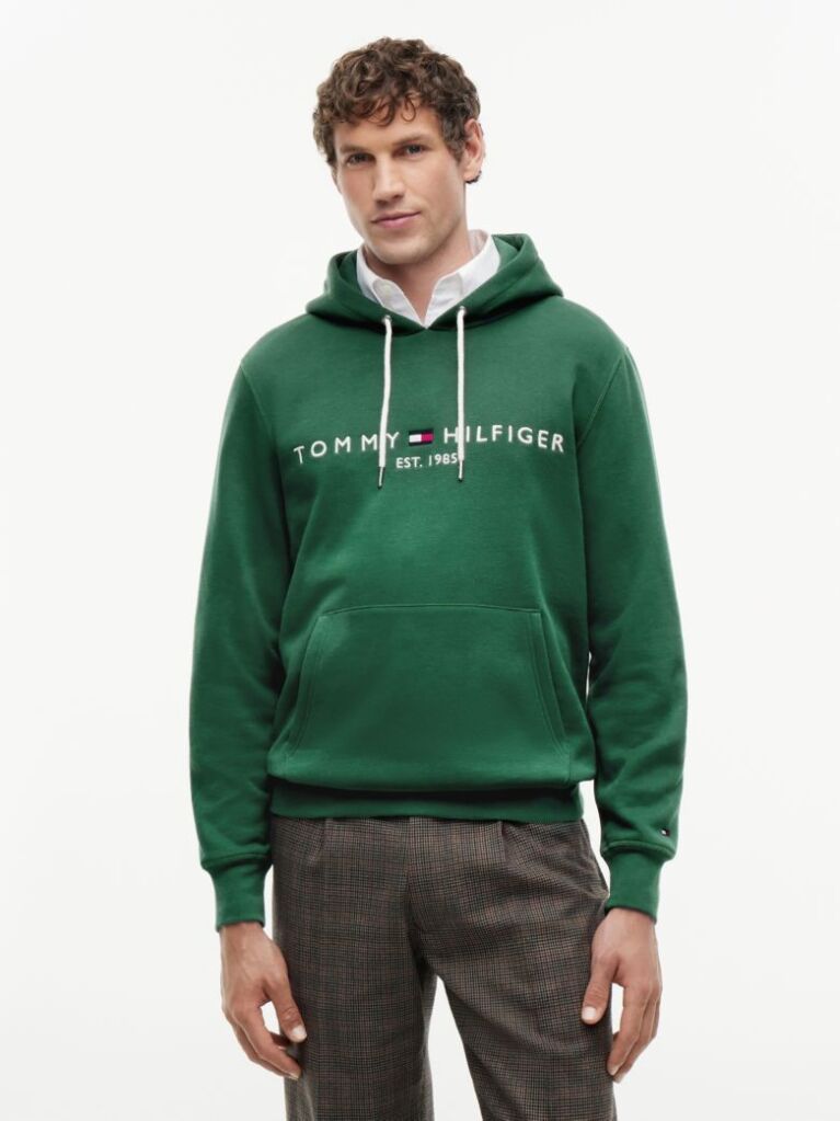 Green Flex Logo Hoody  Men