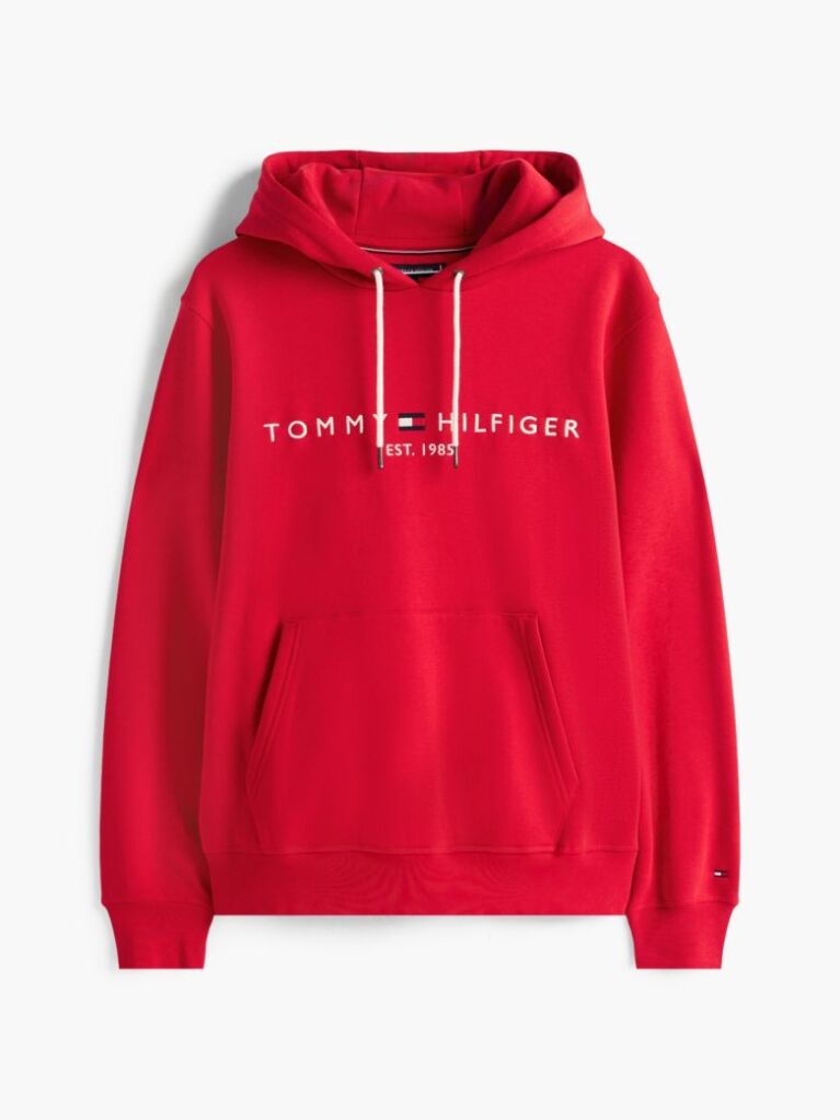 Κόκκινο Flex Hoody Με Λογότυπο  Άνδρες