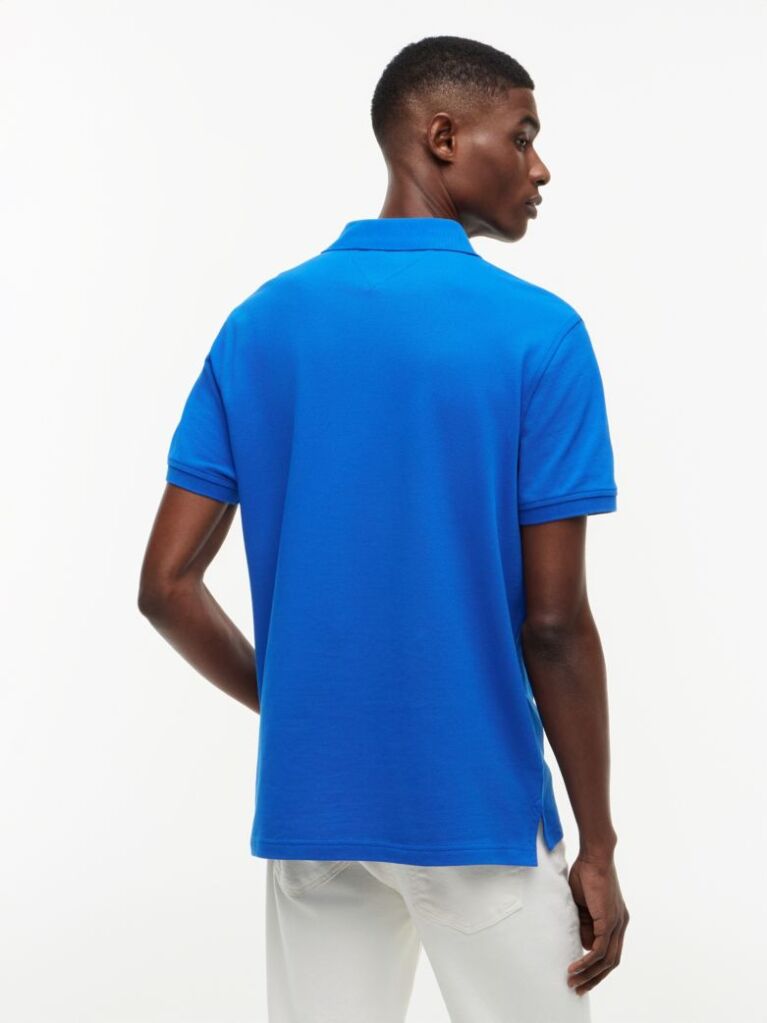 Blue 1985 Organic Cotton Regular Fit Polo  Men