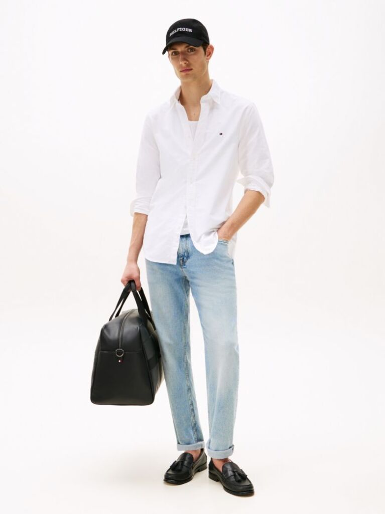 White Heritage Regular Fit Oxford Shirt  Men
