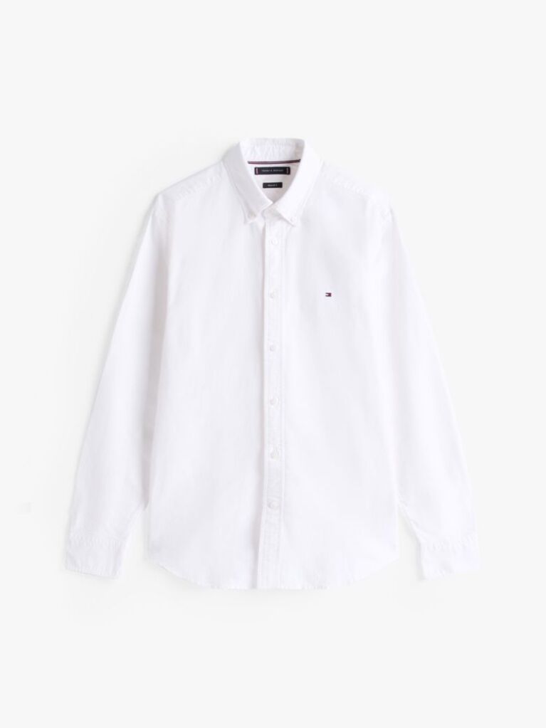 White Heritage Regular Fit Oxford Shirt  Men
