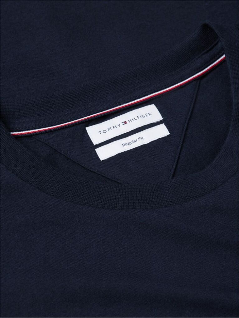 Μπλε T-Shirt Με Σήμα Στην Τσέπη  Άνδρες