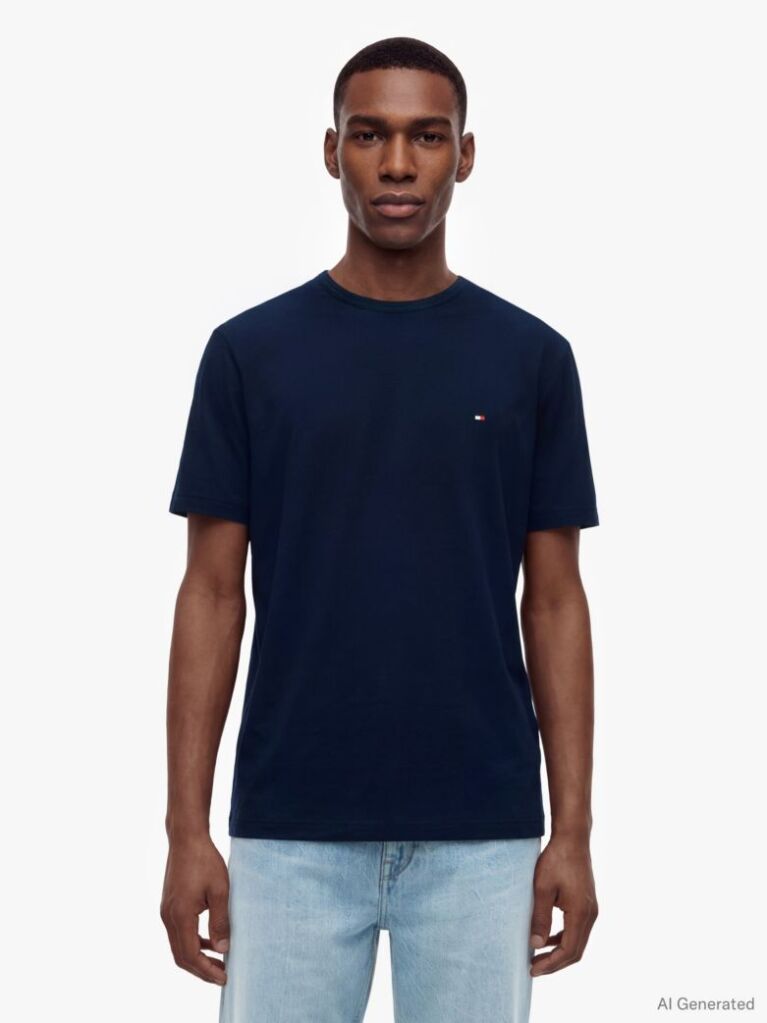 Blue Moisture Wicking T-Shirt  Men