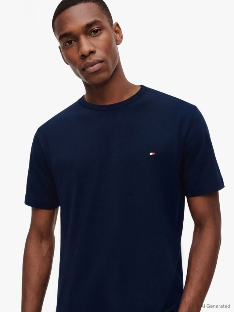 Blue Moisture Wicking T-Shirt  Men