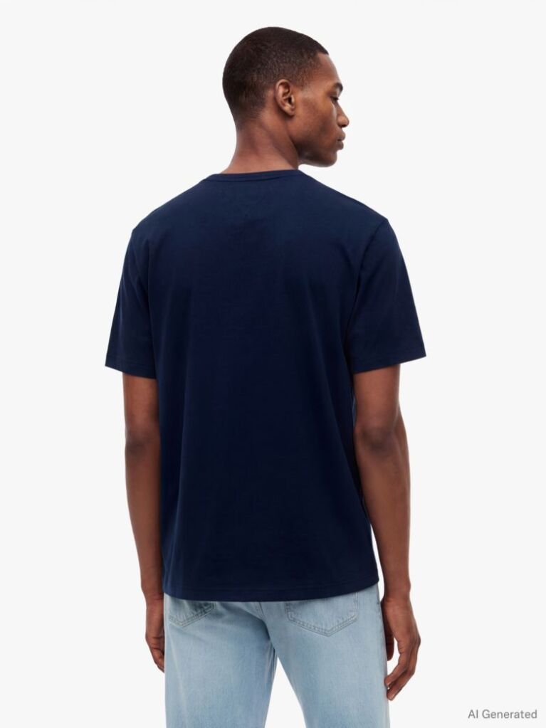 Blue Moisture Wicking T-Shirt  Men