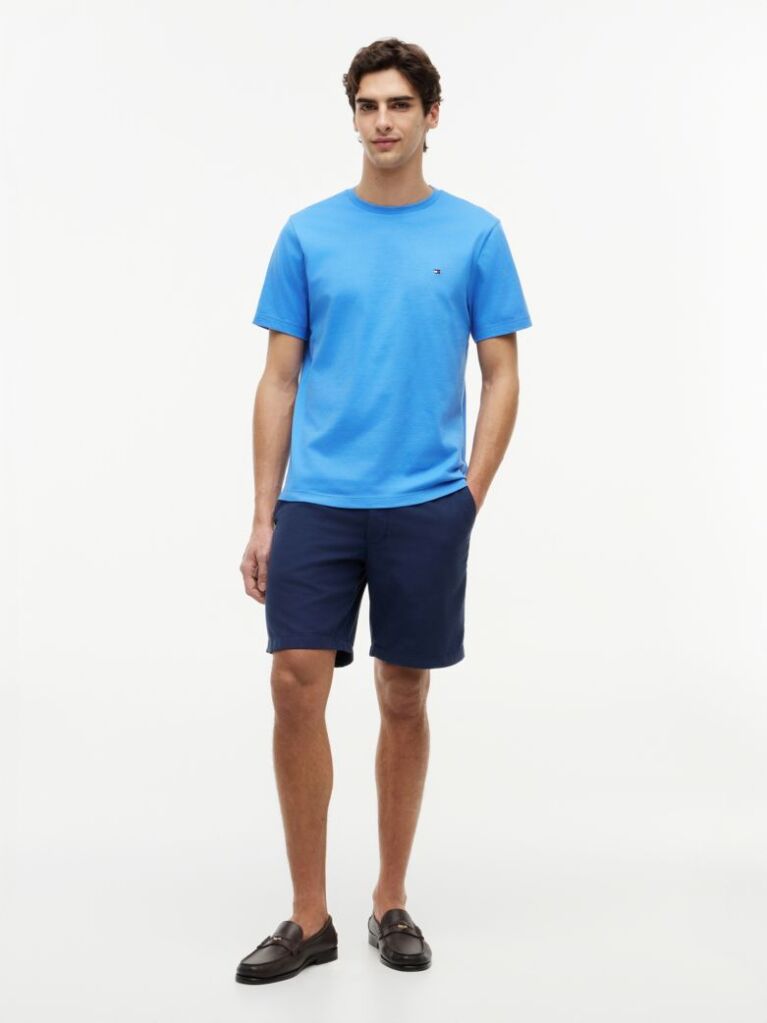 Μπλε T-Shirt Με Κεντητή Σημαία  Άνδρες