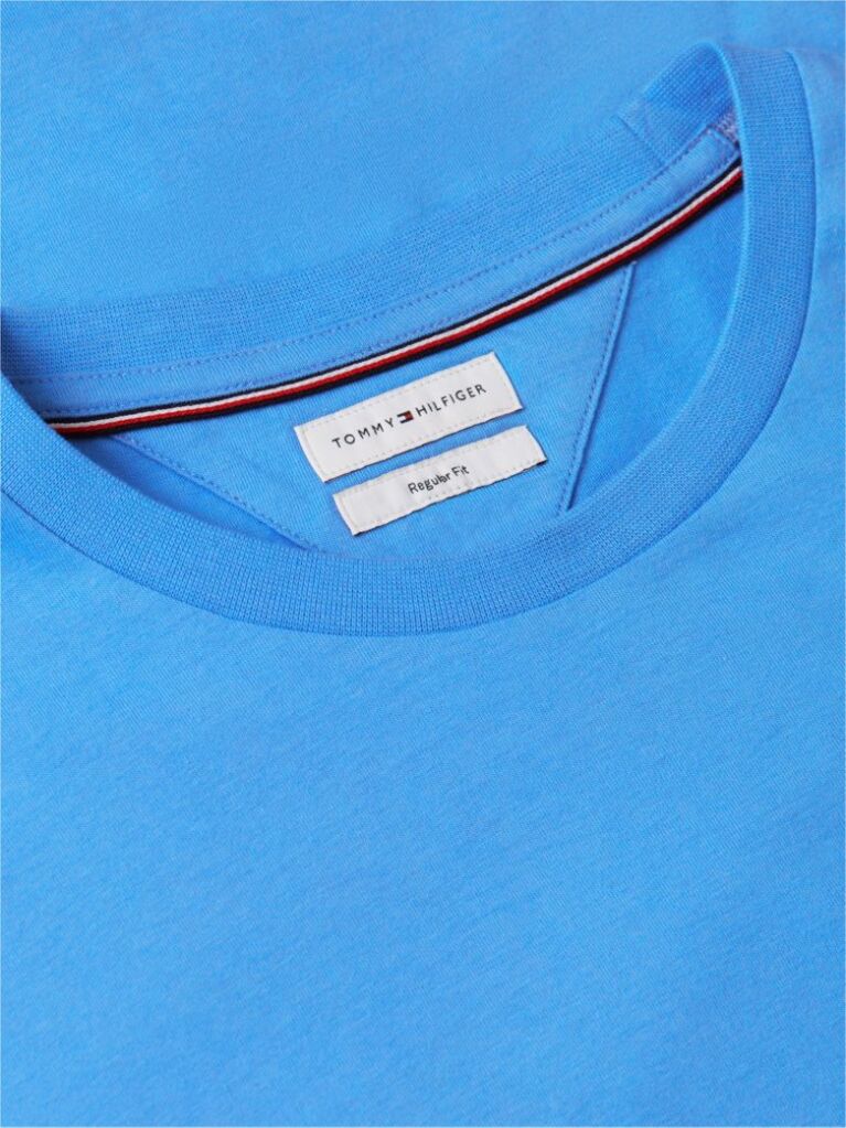 Μπλε T-Shirt Με Κεντητή Σημαία  Άνδρες