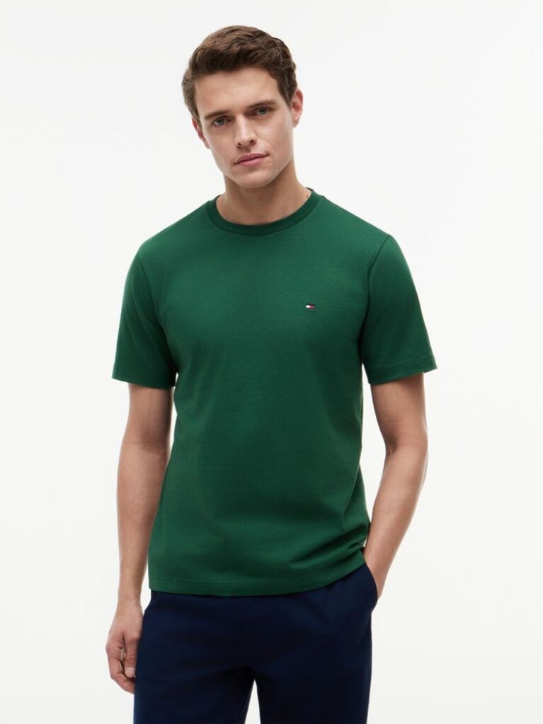 Πράσινο T-Shirt Με Κεντητή Σημαία  Άνδρες