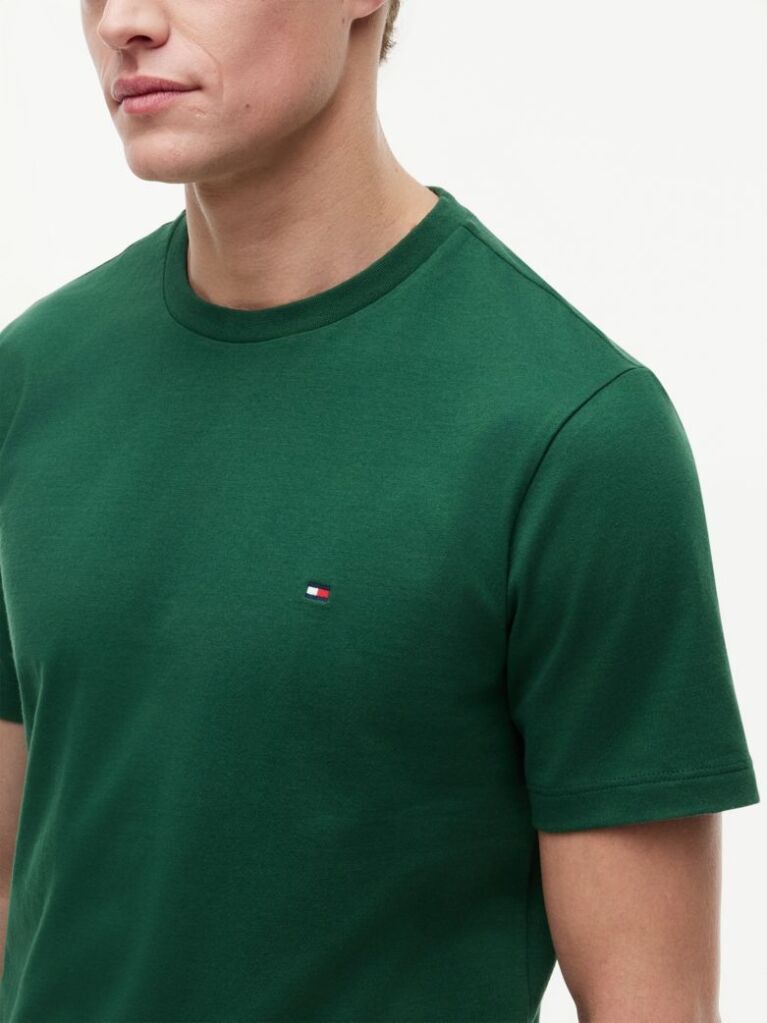 Πράσινο T-Shirt Με Κεντητή Σημαία  Άνδρες