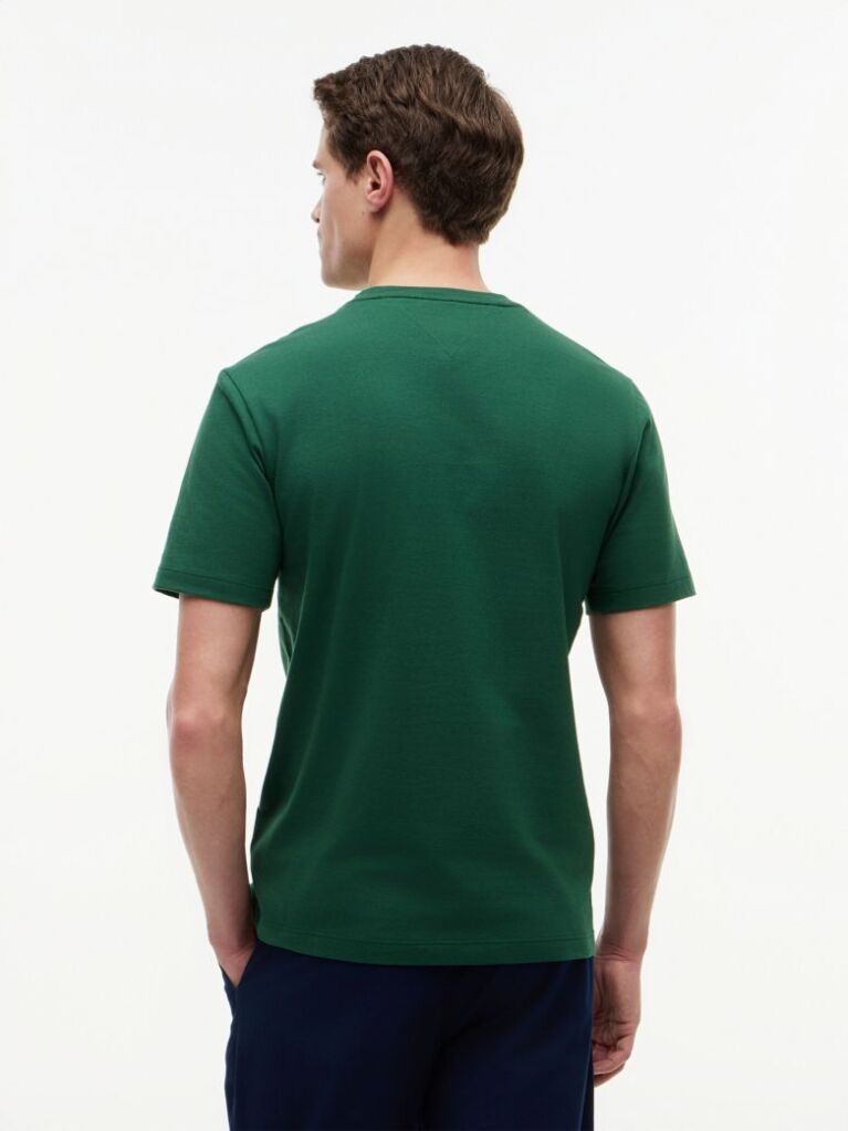 Πράσινο T-Shirt Με Κεντητή Σημαία  Άνδρες