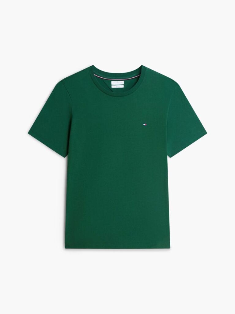 Πράσινο T-Shirt Με Κεντητή Σημαία  Άνδρες